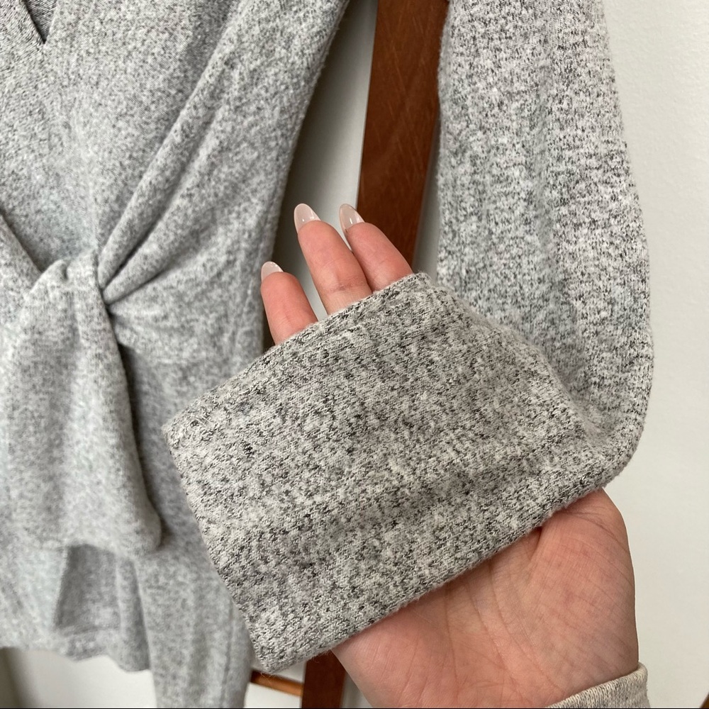 Free People Ginger Cozy Tie Front Sweater Dress - Picture 7 of 8